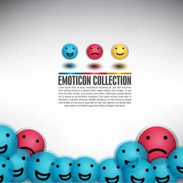 Emoticon Collection Stock Illustration