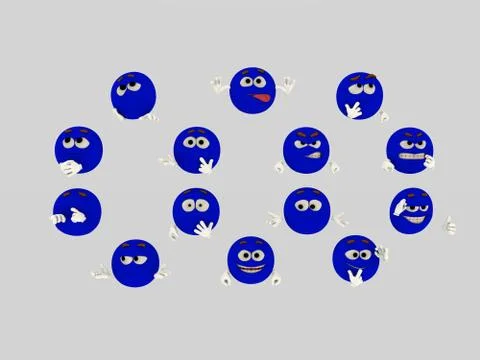 Emoticon Stock-Illustration