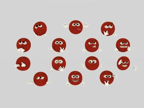 Emoticon Stock-Illustration