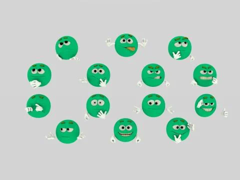 Emoticon 스톡 일러스트