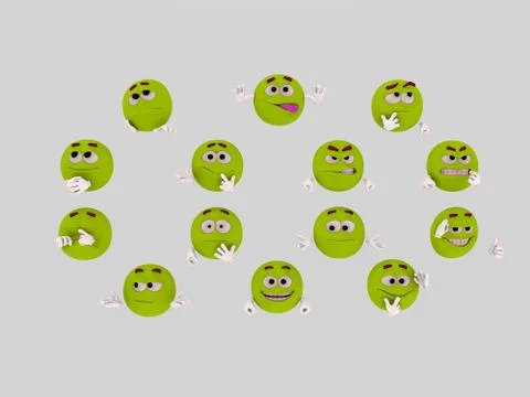Emoticon Stock-Illustration