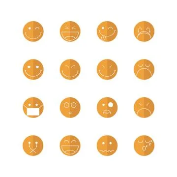 Emoticon Stock-Illustration