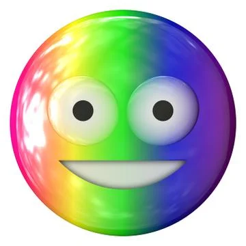 Emoticon plastic face Stock Illustration