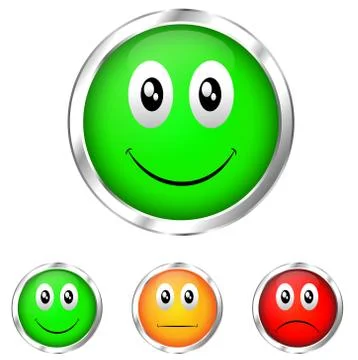 Emoticon validation Stock Illustration