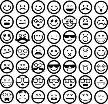 Emoticons Stock-Illustration