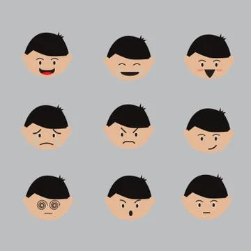 Emotion Cartoon Stock Illustration