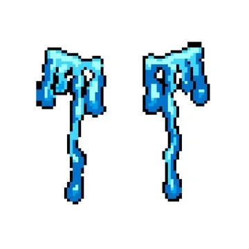 Emotion cry pixel art vector illustration Stock Illustration