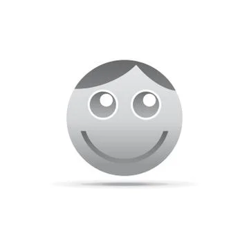 Emotion face character icon Ilustración de archivo