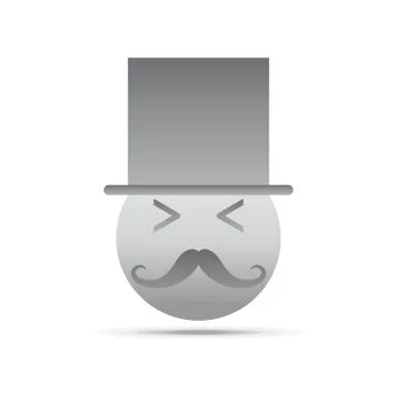 Emotion face character icon Ilustración de archivo