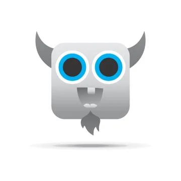 Emotion face character icon イラスト素材