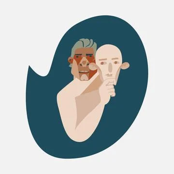 Emotion Faces Set Stock Illustration