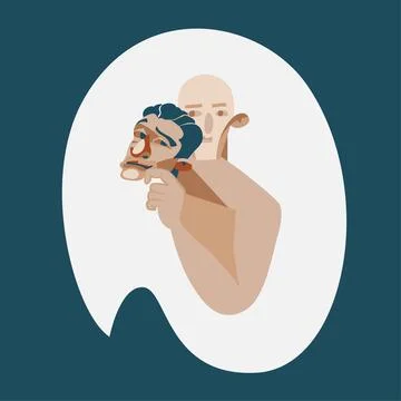 Emotion Faces Set Stock Illustration