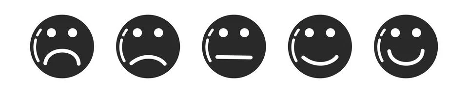 Emotion icon. Symbol for website, computer icon vector Illustrazione stock