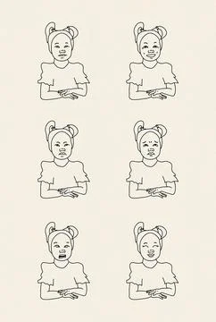 Emotion Illustrazione stock