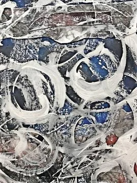 Emotion in Motion: Abstract Expression of Inner Worlds Foto stock