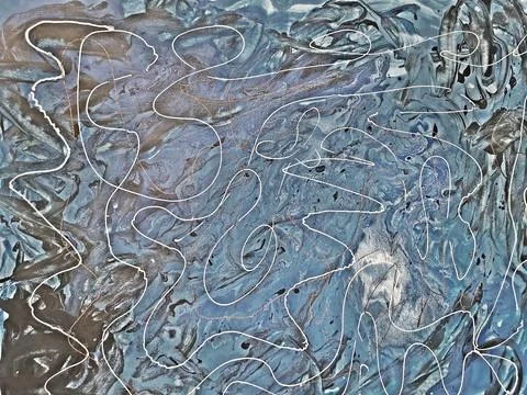 Emotion in Motion: Abstract Expression of Inner Worlds Foto stock