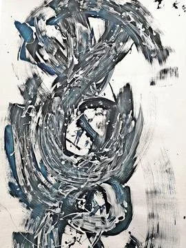 Emotion in Motion: Abstract Expression of Inner Worlds Stock Photos