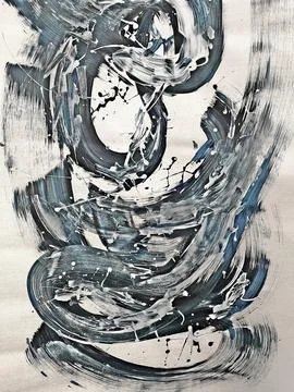 Emotion in Motion: Abstract Expression of Inner Worlds Stock Photos