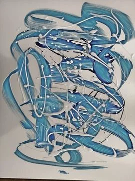 Emotion in Motion: Abstract Expression of Inner Worlds Stock Photos