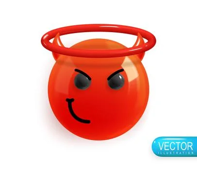 Emotion Realistic 3d Render. Icon Smile Emoji. Vector yellow glossy emotico.. Stock Illustration
