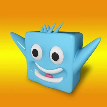 Emotional cube Stock Illustration