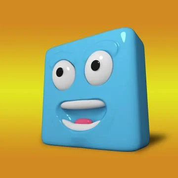 Emotional cube Stock Illustration