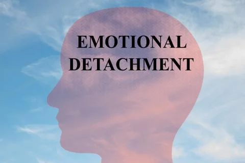 Emotional Detachment concept Stock Illustration