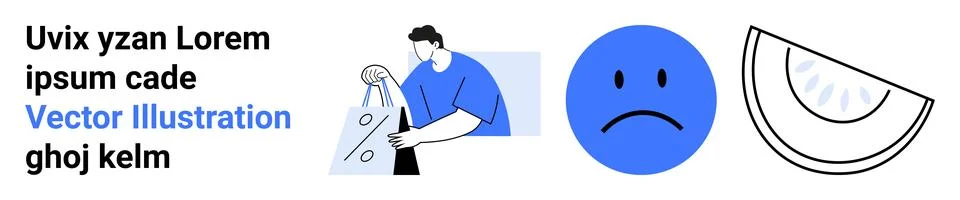 Emotional expression, creativity, visual design, textile craft, communication Stock Illustration