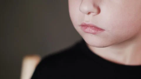 Emotional face of a boy, expression of different emotions Stock Footage 337774479