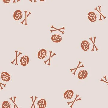 Emotional hardcore emo core glyph seamless pattern 库存插图