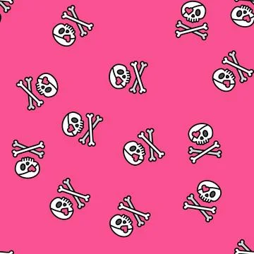 Emotional hardcore emo core vector seamless pattern イラスト素材