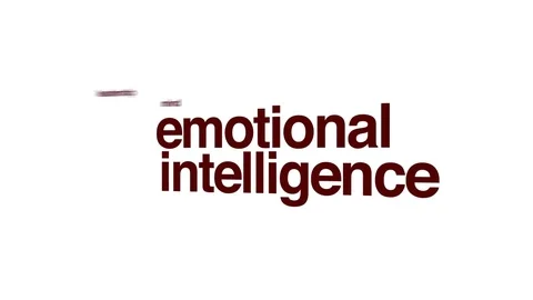 Emotional intelligence animated word cloud. Stock Footage 71088720
