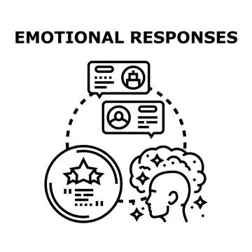 Emotional responses vector illustration evaluating user feedback Stock Illustration