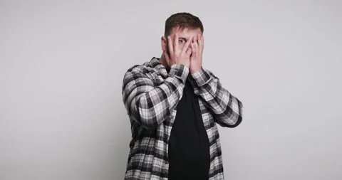 Emotions captured in four frames at a lively urban studio during a fun expr.. Video stock 329110390