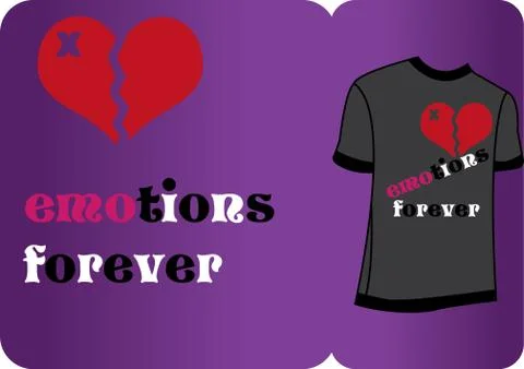 Emotions forever Stock Illustration