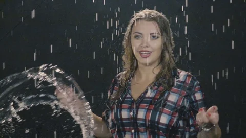 Emotions in the rain 10 Stock Footage 100109614