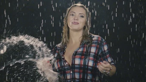 Emotions in the rain 12 Stock Footage 100109711