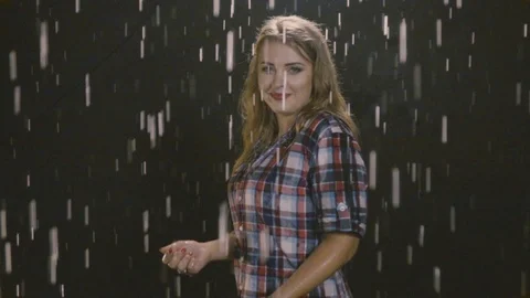 Emotions in the rain 2 Stock Footage 100108787