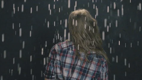 Emotions in the rain 4 Stock Footage 100109024