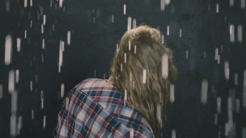 Emotions in the rain 5 Stock Footage 100109108