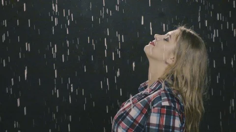 Emotions in the rain 6 Stock Footage 100109196