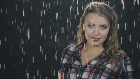 Emotions in the rain 8 Stock Footage 100109398