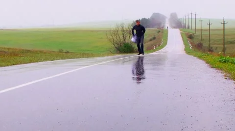 Emotions On Road Stock Footage 52725028