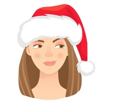 Emotions of womans face Stock Illustration