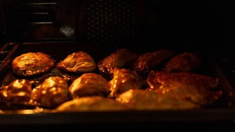 Empanadas in the oven Foto stock