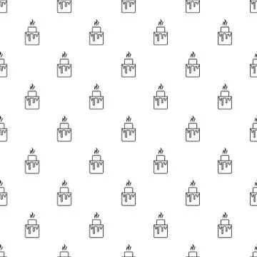 Empanadas pattern vector seamless Ilustração Stock