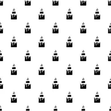 Empanadas pattern vector seamless Ilustração Stock