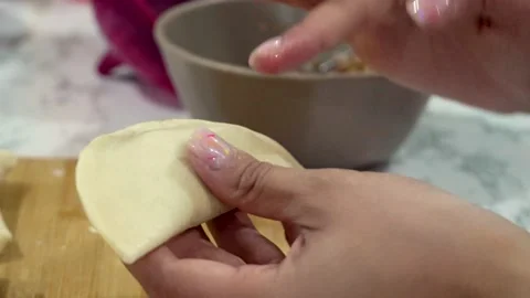 Empanadas repulgue 3 Stock Footage 205969177