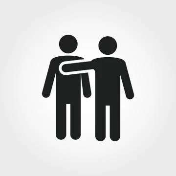 Empathy icon. Monochrome element illustration. Empathy symbol design from soft Stock Illustration