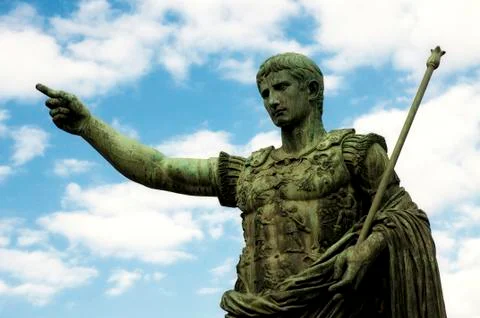 Emperor caesar augustus Stock Photos